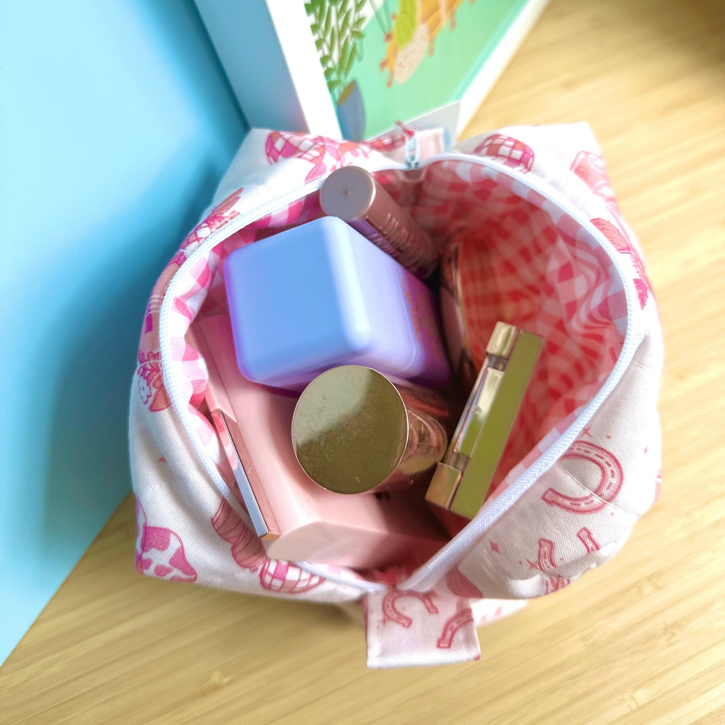 Minis Quilted Boxy Makeup Pouch