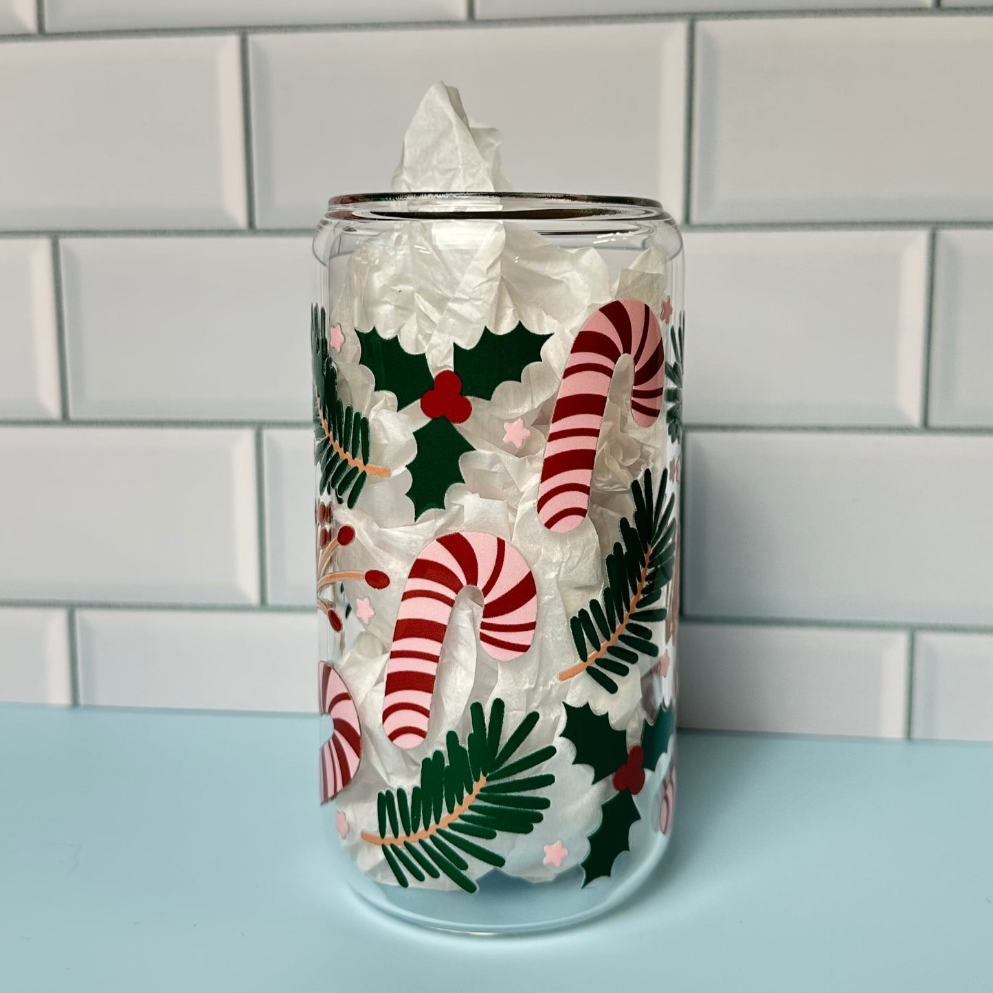 16oz glass cup
