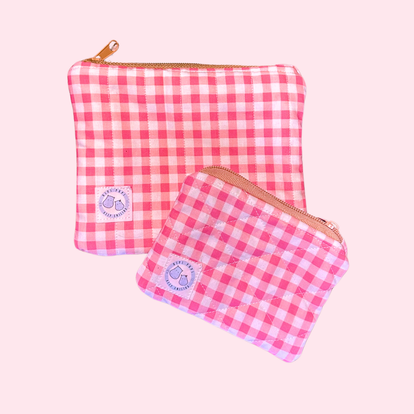 Quilted Zipper Pouch