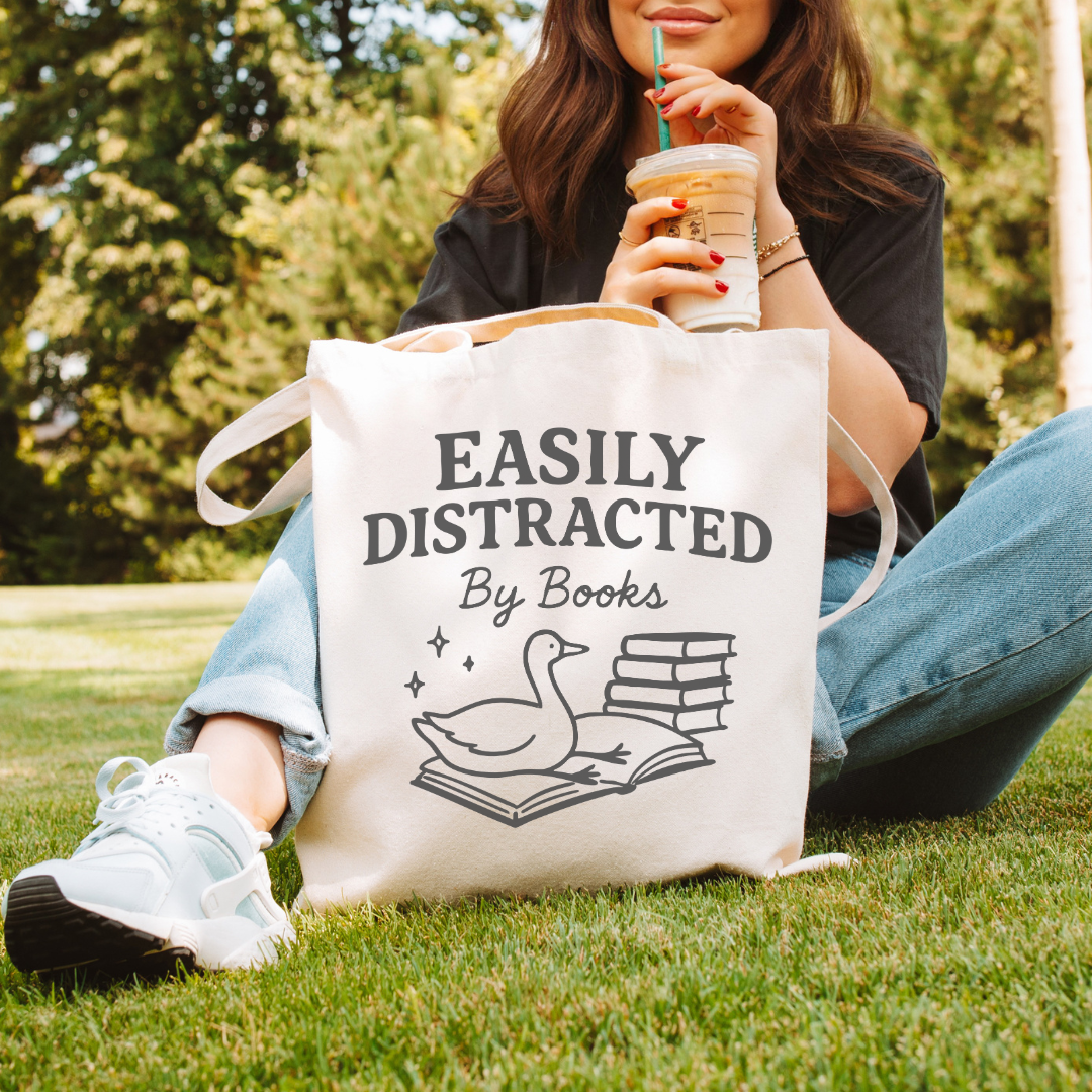 Distracted by Books Totes