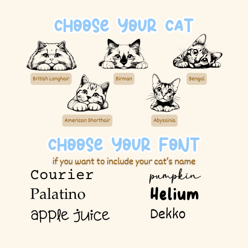 Custom Engraved Wooden Cat Keychain