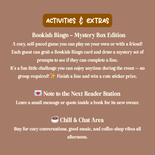 The Cozy Book Swap Social