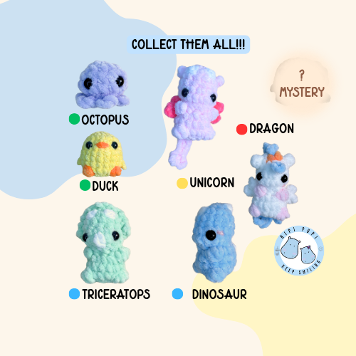 Blind Box: Crochet Pocket Pals