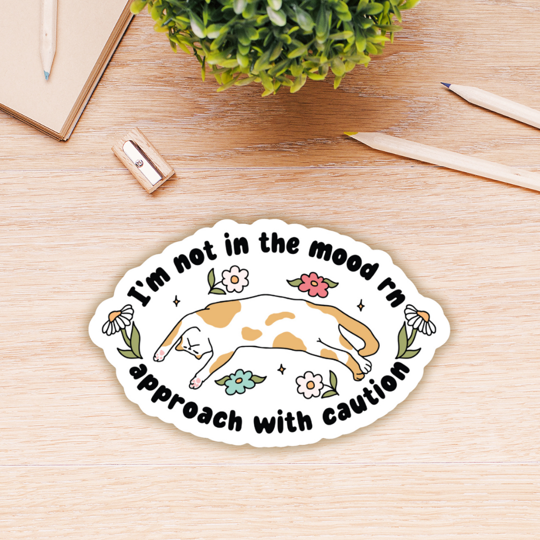 Cozy Cat Sticker
