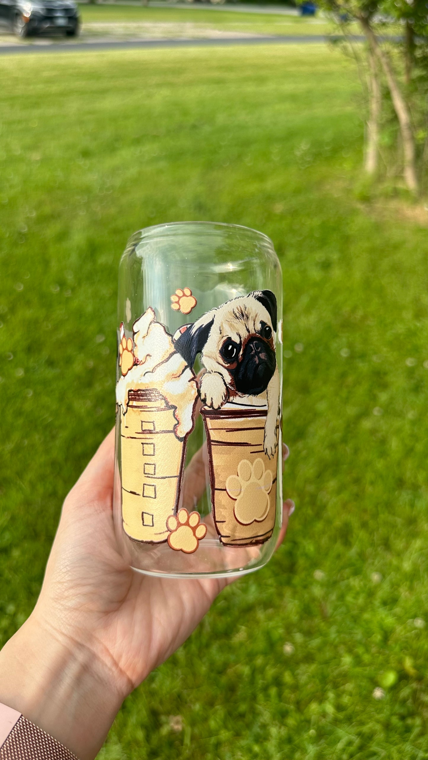 Pug Latte 16oz