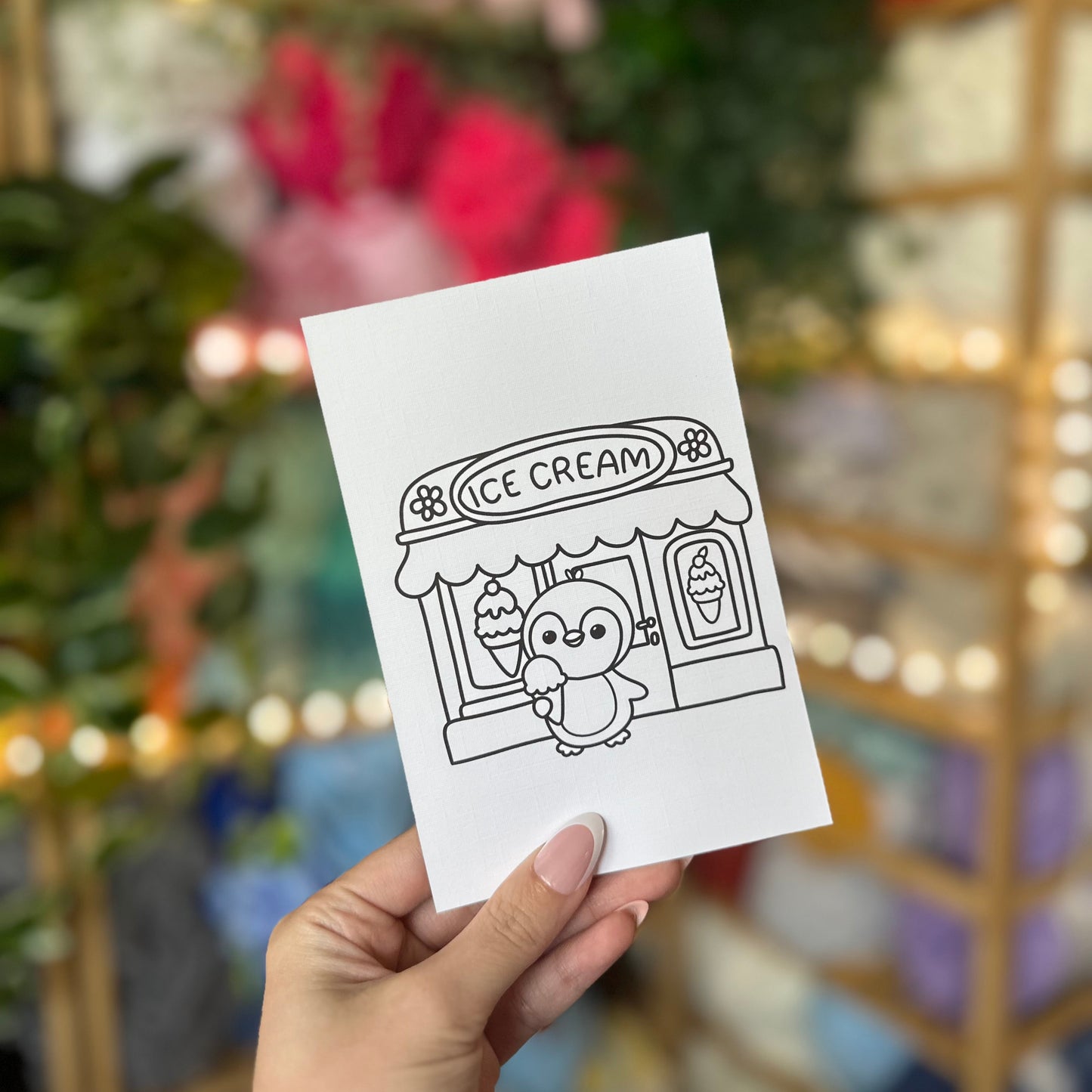 Mini Coloring Card