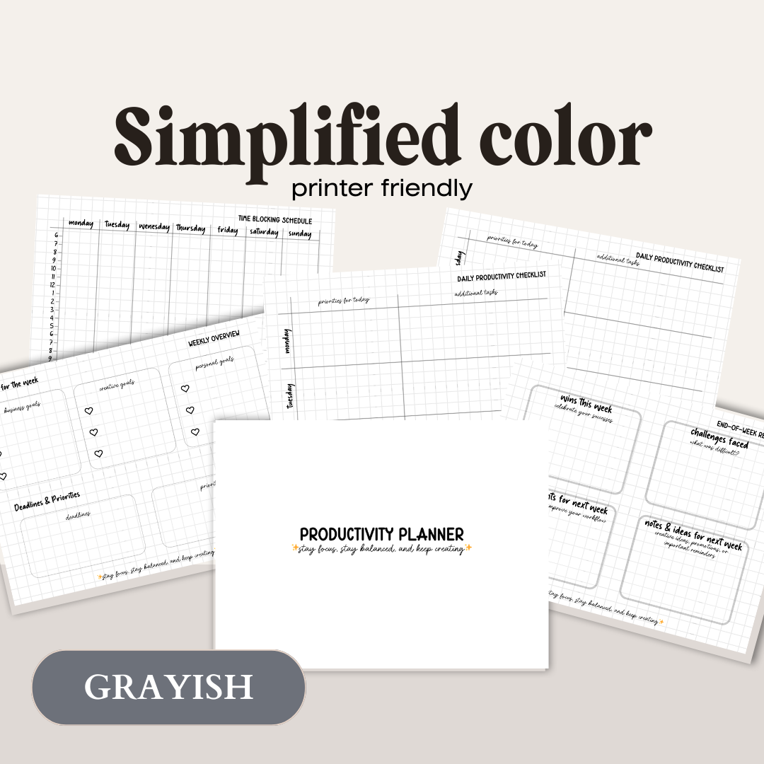 Productivity Planner