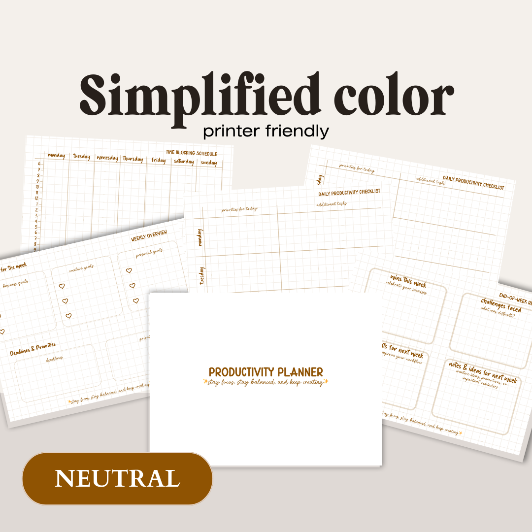 Productivity Planner