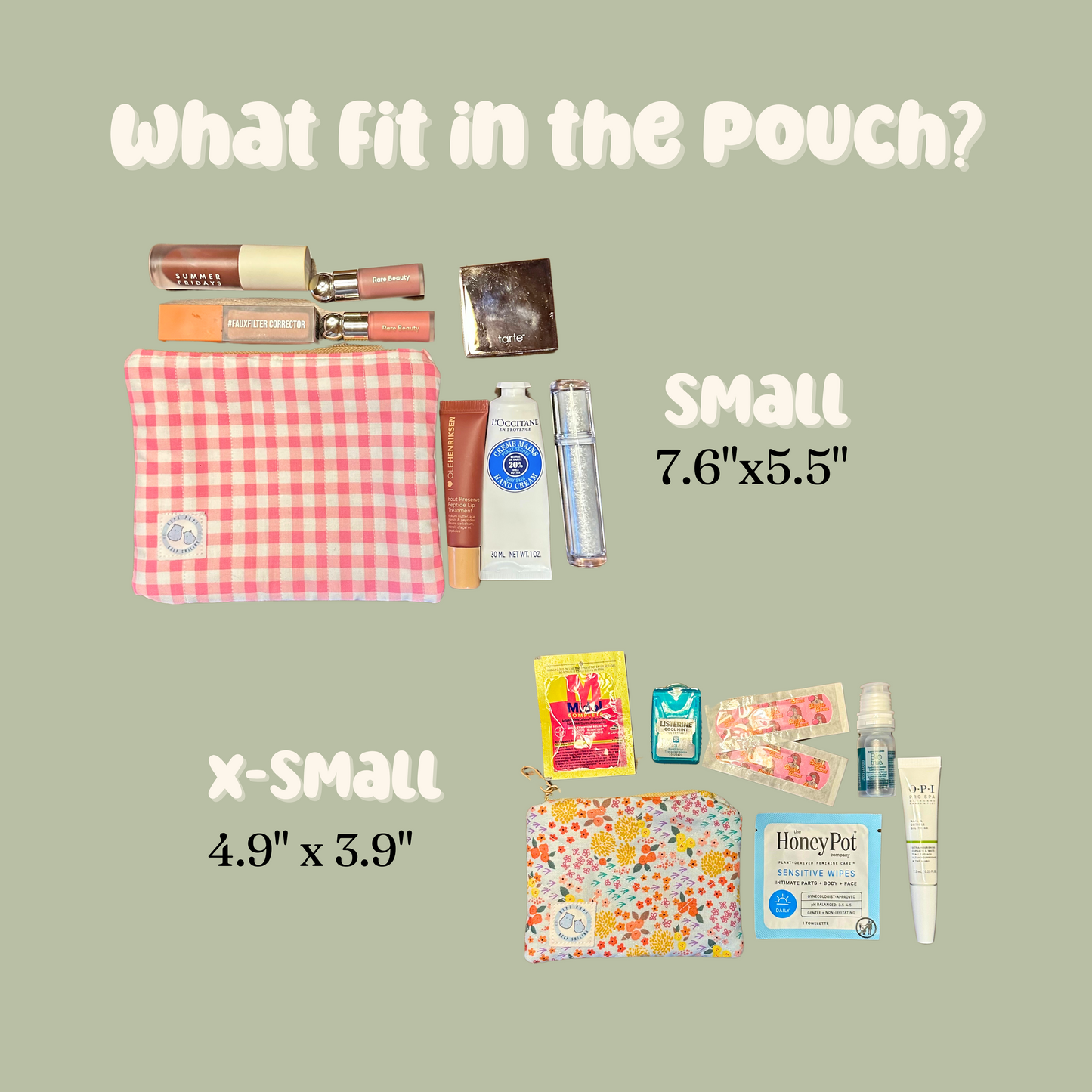 Quilted Zipper Pouch