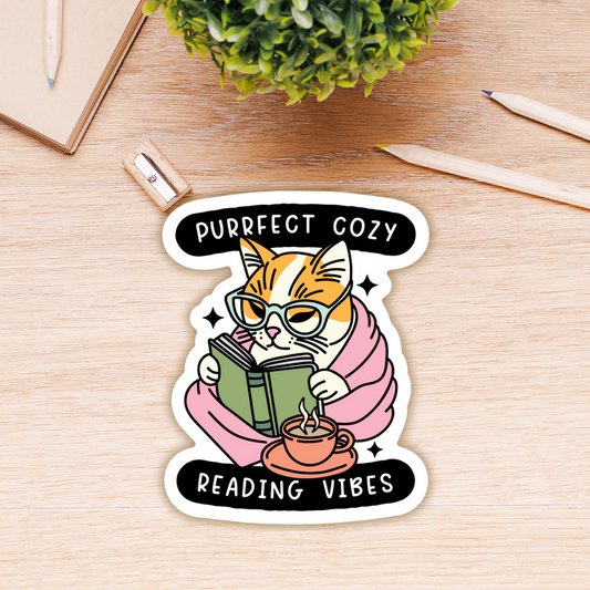 Purfect Cozy Sticker