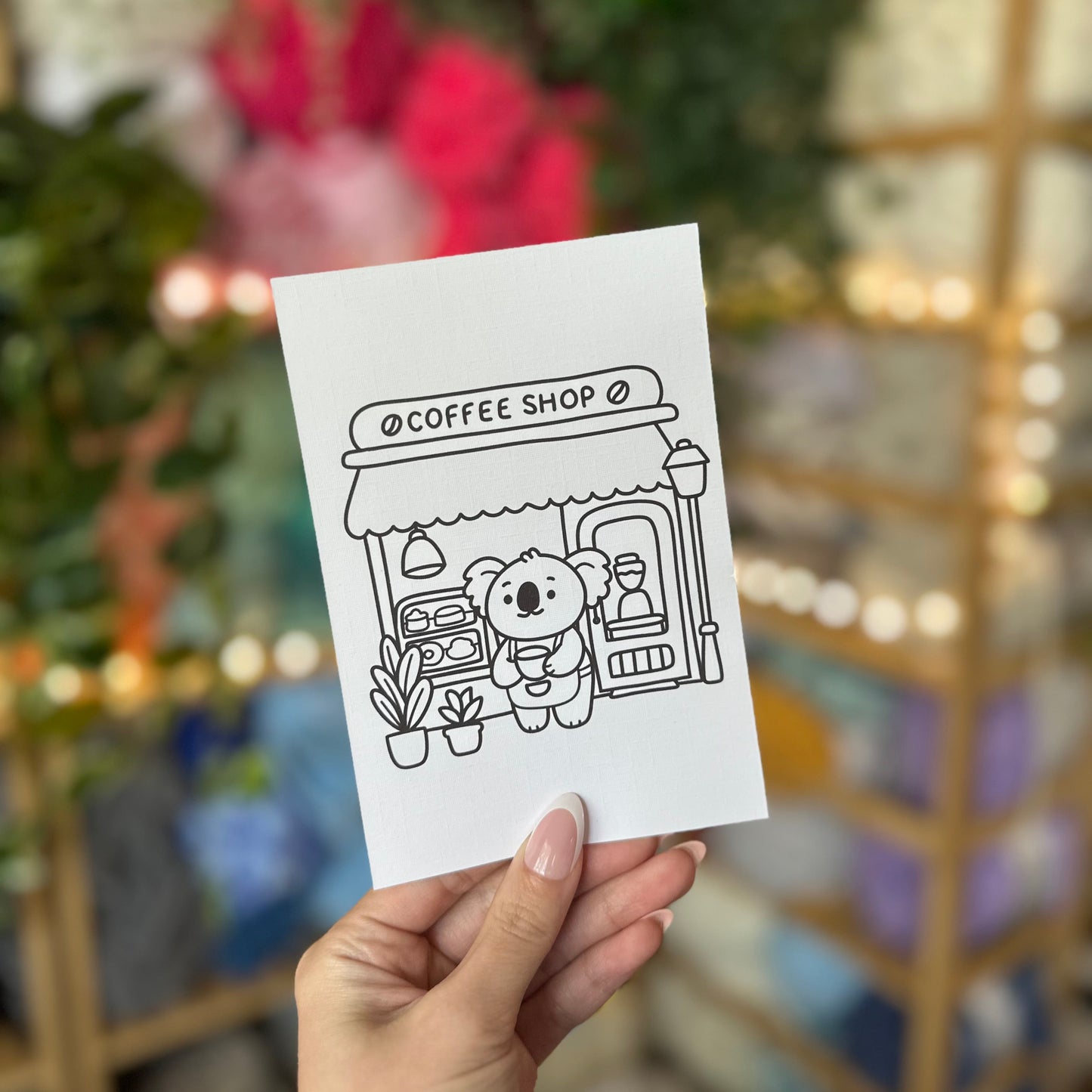 Mini Coloring Card