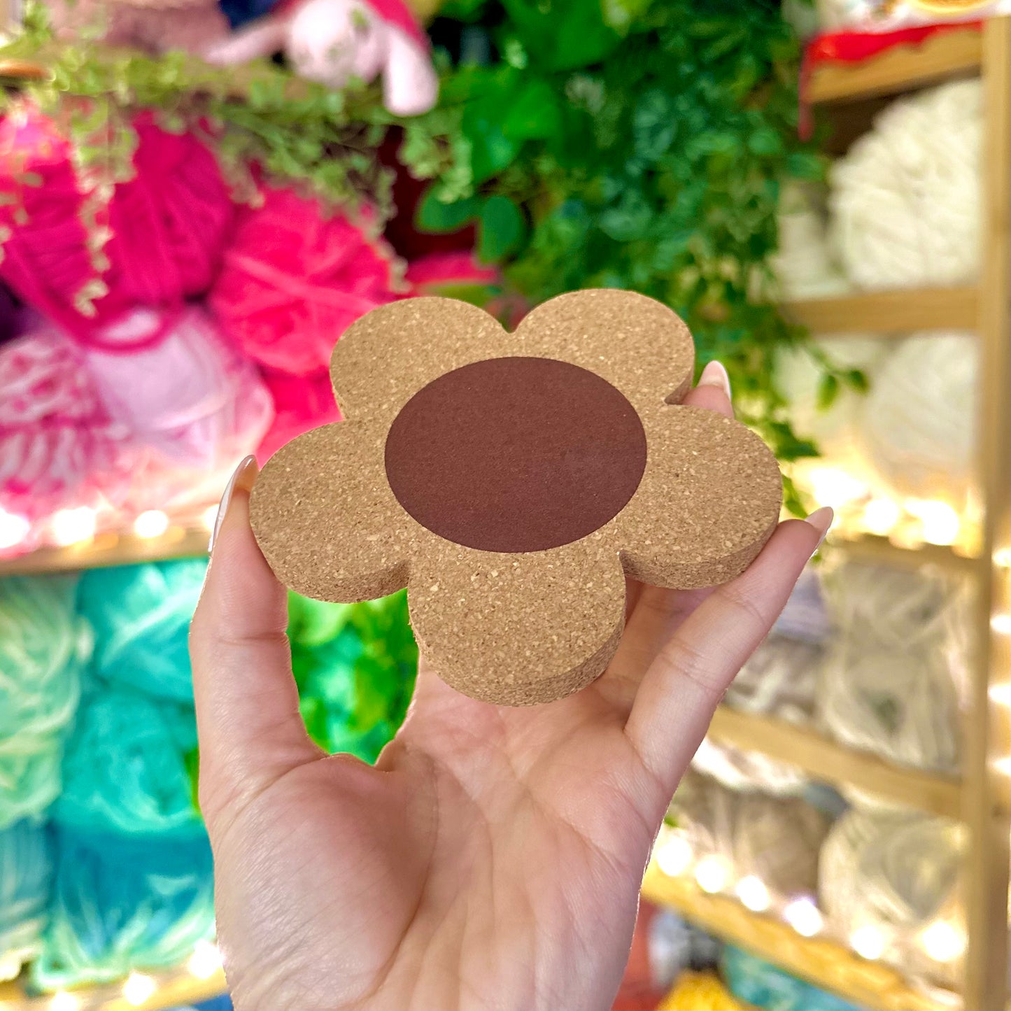 Flower Cork Coaster
