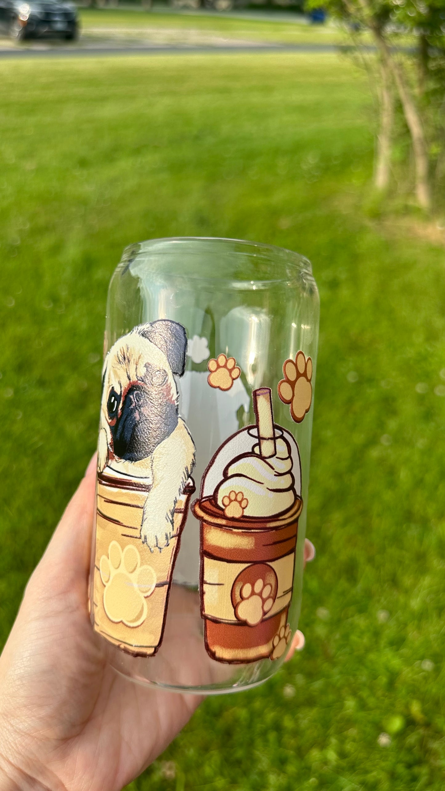 Pug Latte 16oz