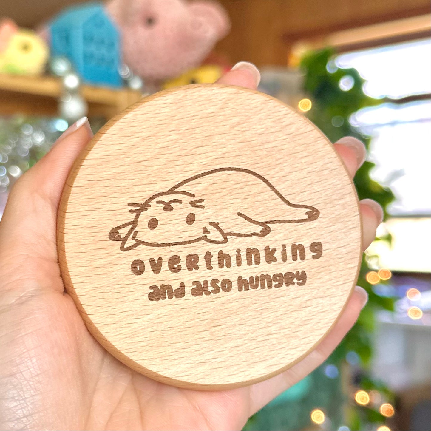 Engraved Wooden Coaster