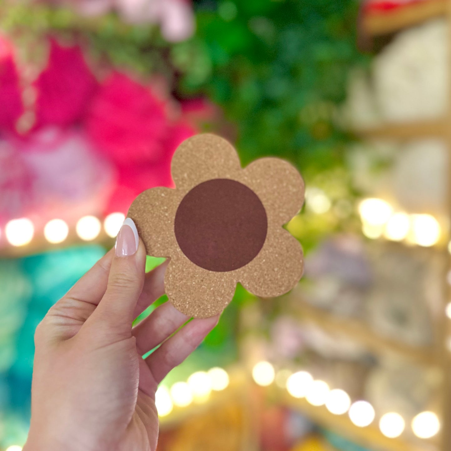 Flower Cork Coaster