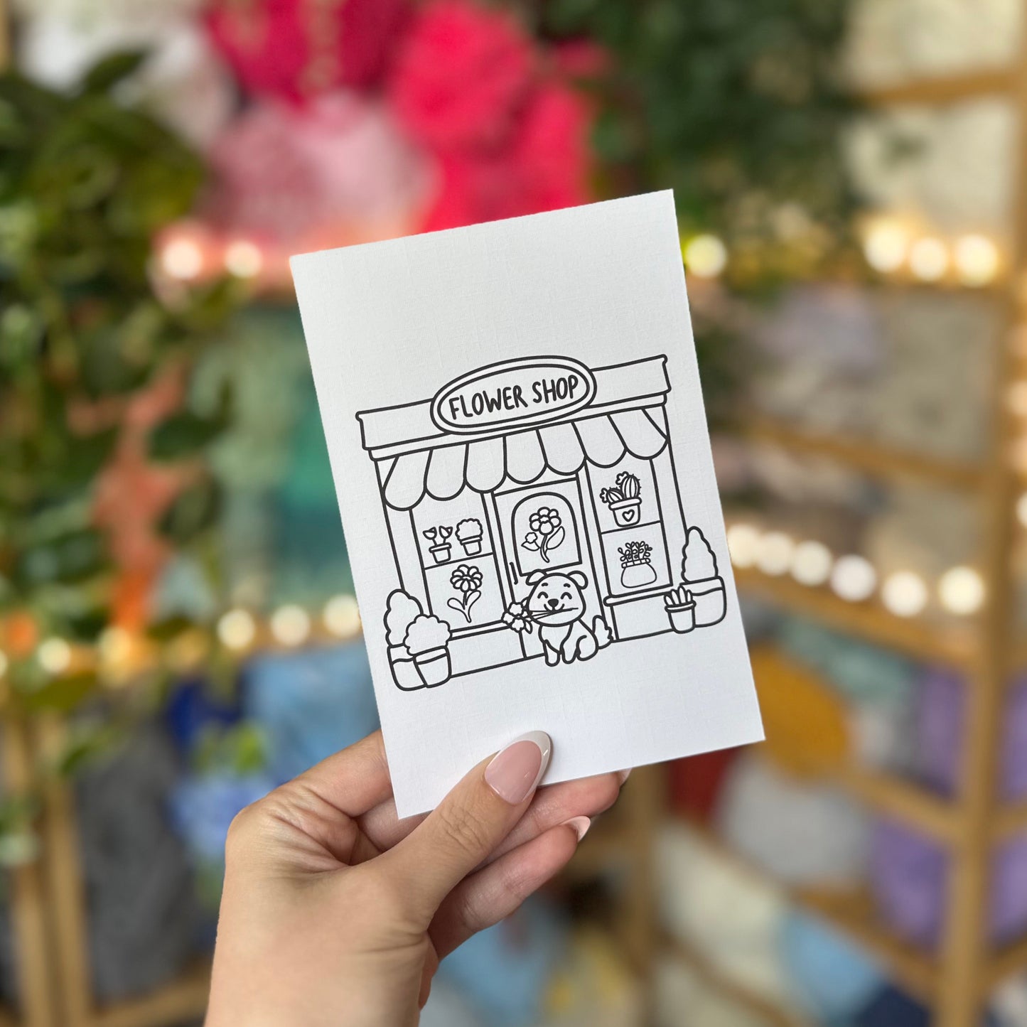 Mini Coloring Card