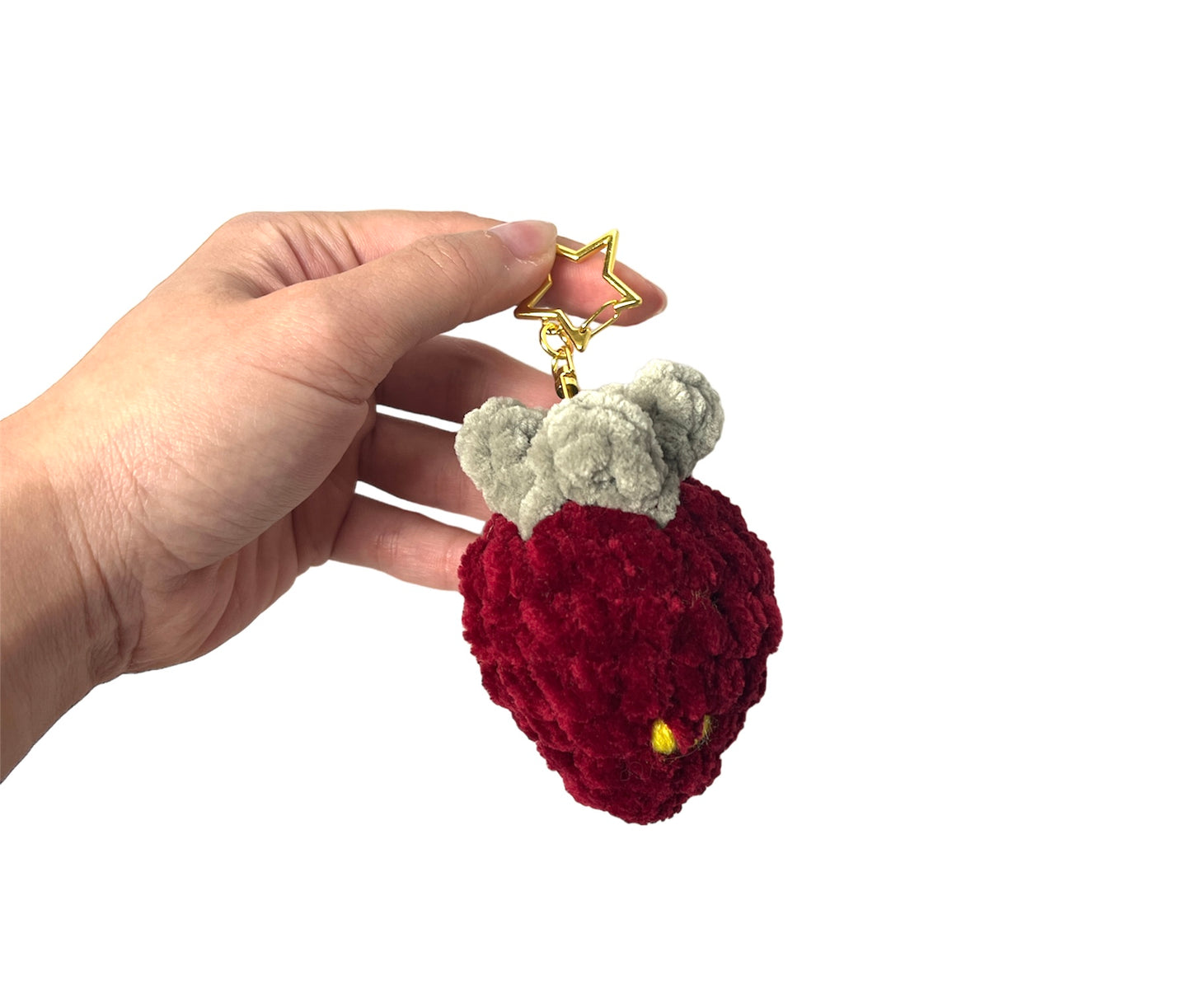 Pocket Strawberry Keychain