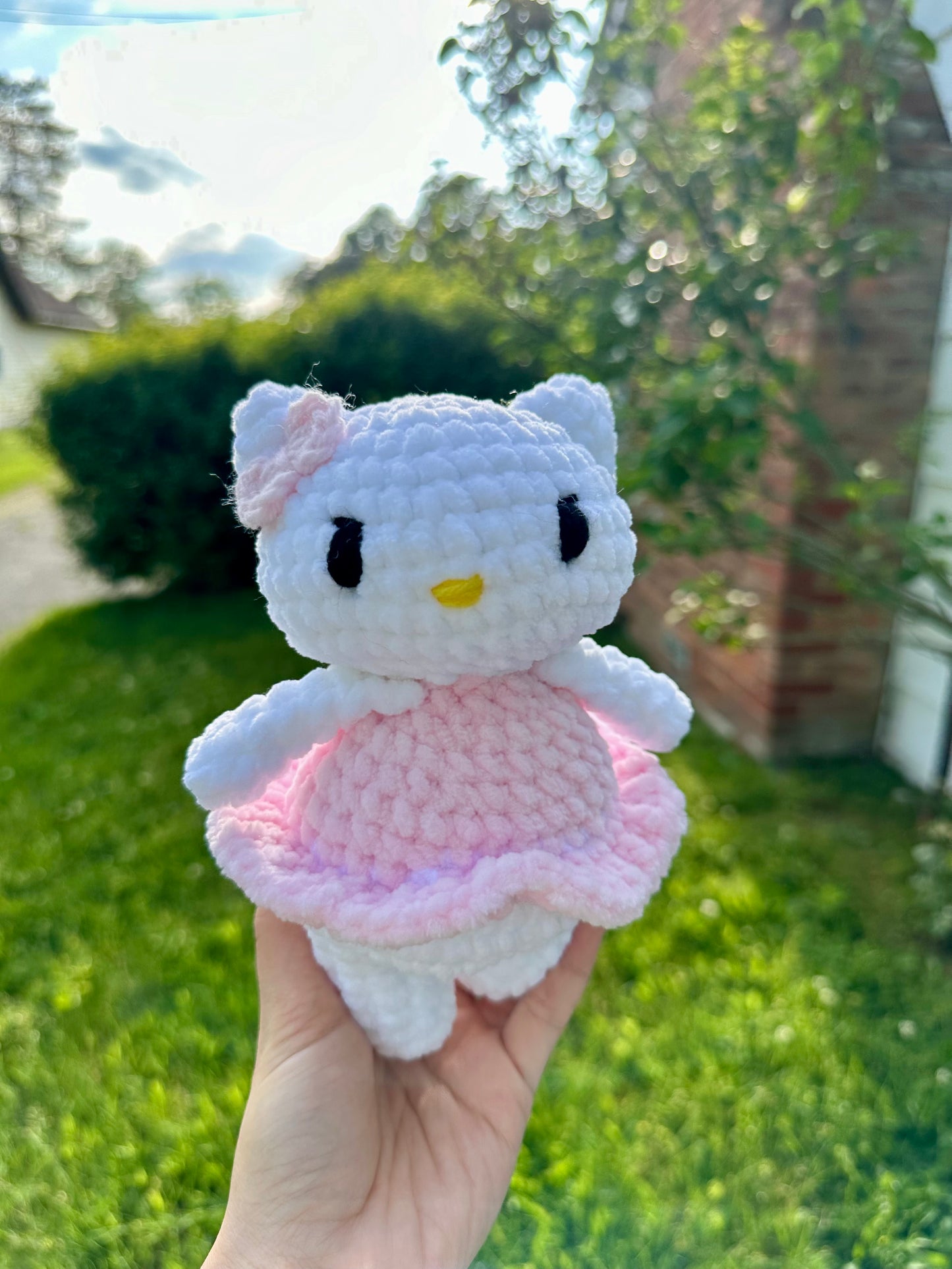 Kitty in Pink Dress