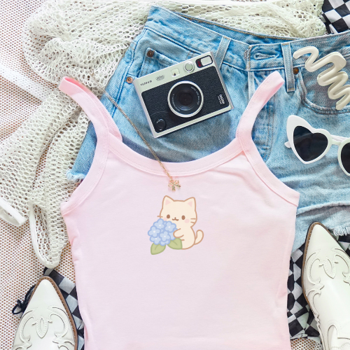 Hydrangea Tank Top