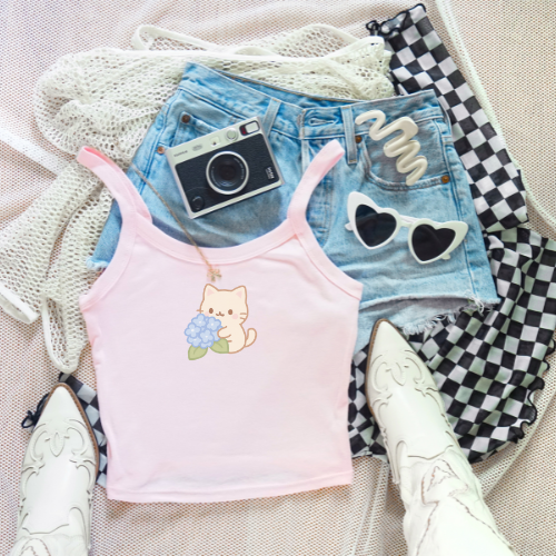 Hydrangea Tank Top