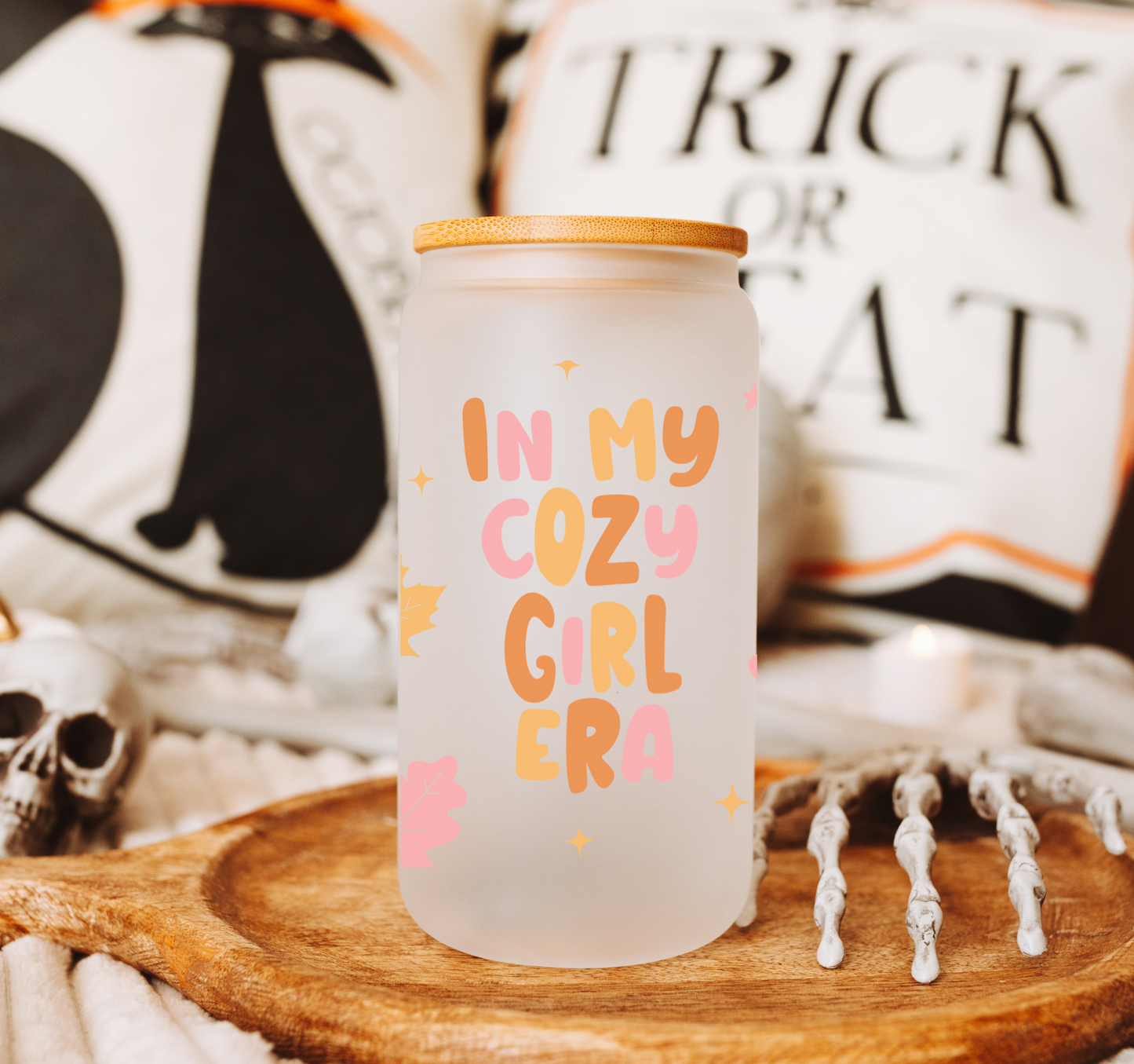 16 oz Frosted Cups| Cozy Girl Era