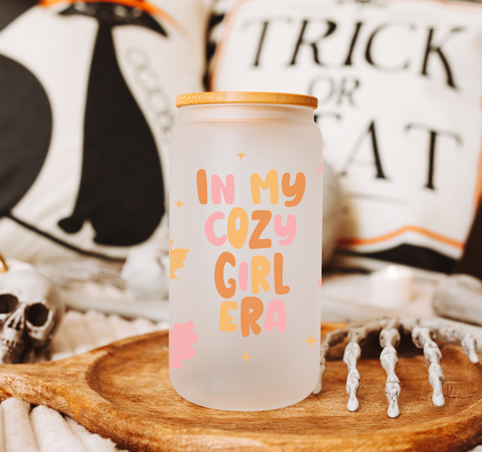 16 oz Frosted Cups| Cozy Girl Era