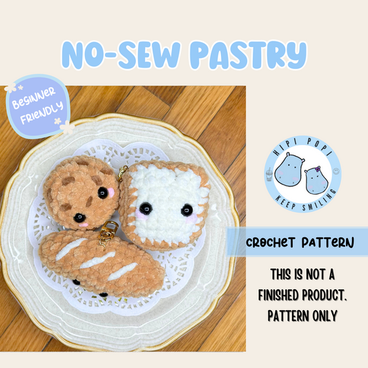 Pastry Purse Charm - No Sew Pattern