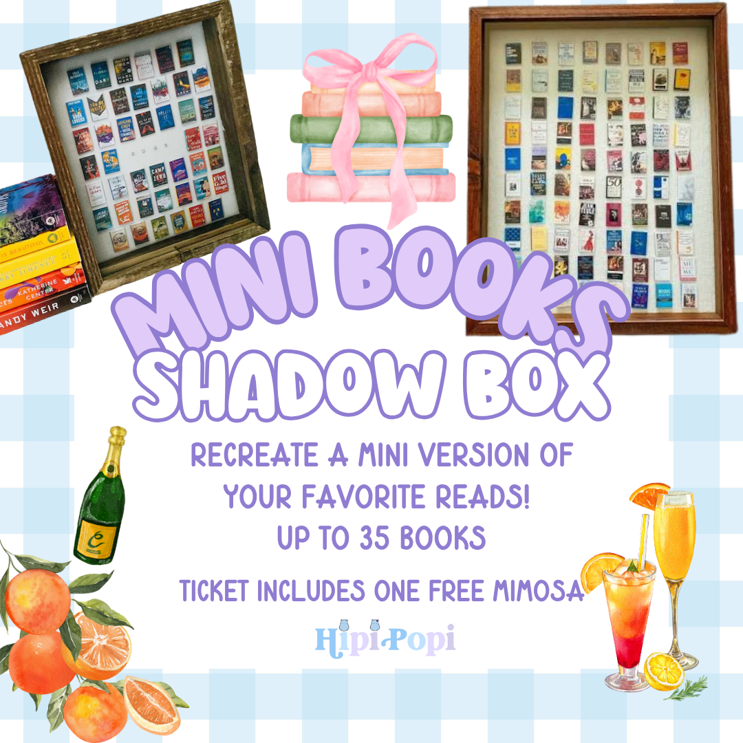 Mini Books in Shadow Box