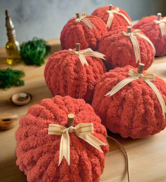 Hand Knitted Pumpkin