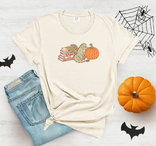 Books Dragon Pumpkin