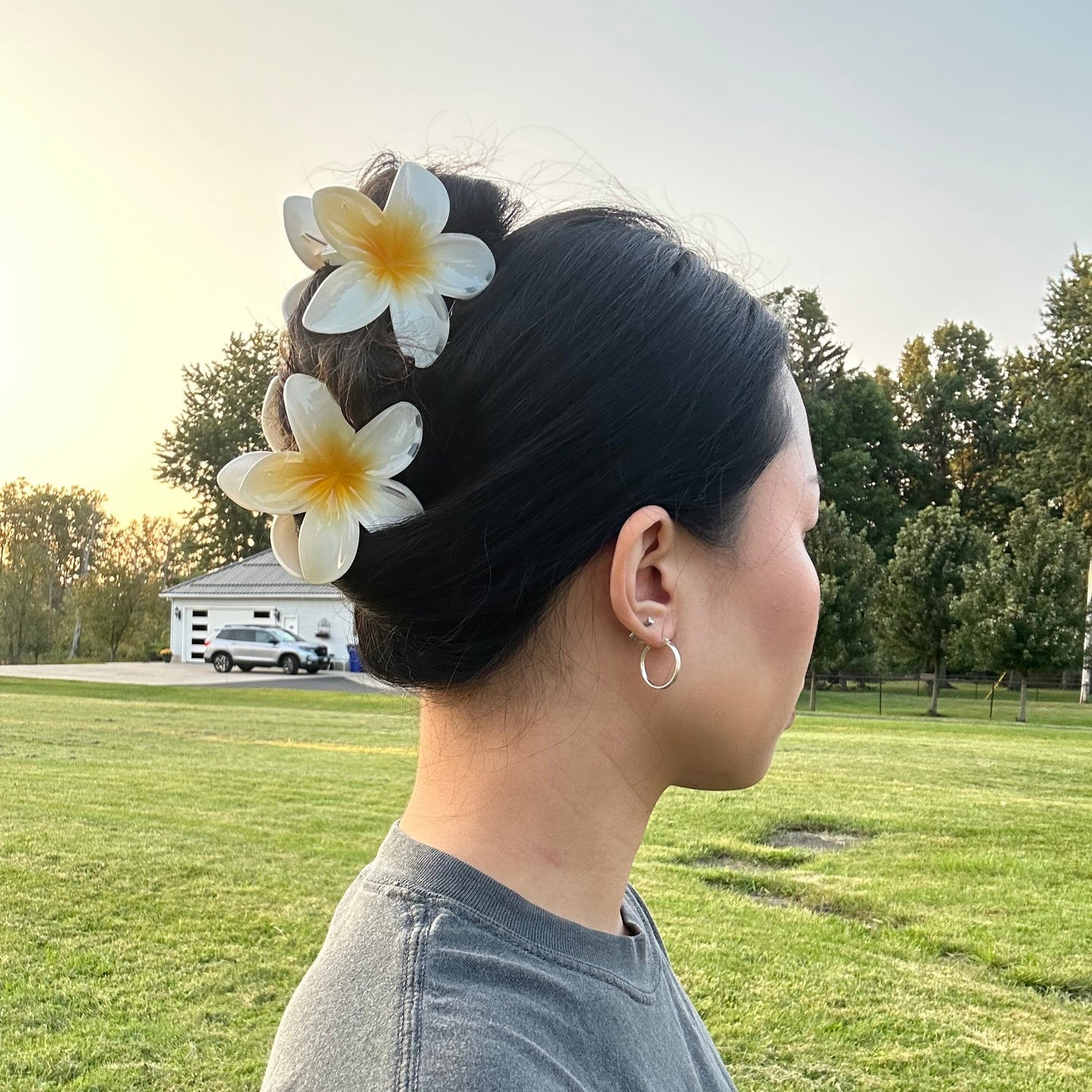 Hibiscus Hair Clip