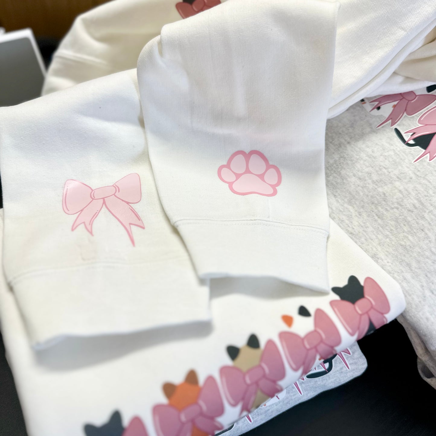 Cats & Bows Crewneck