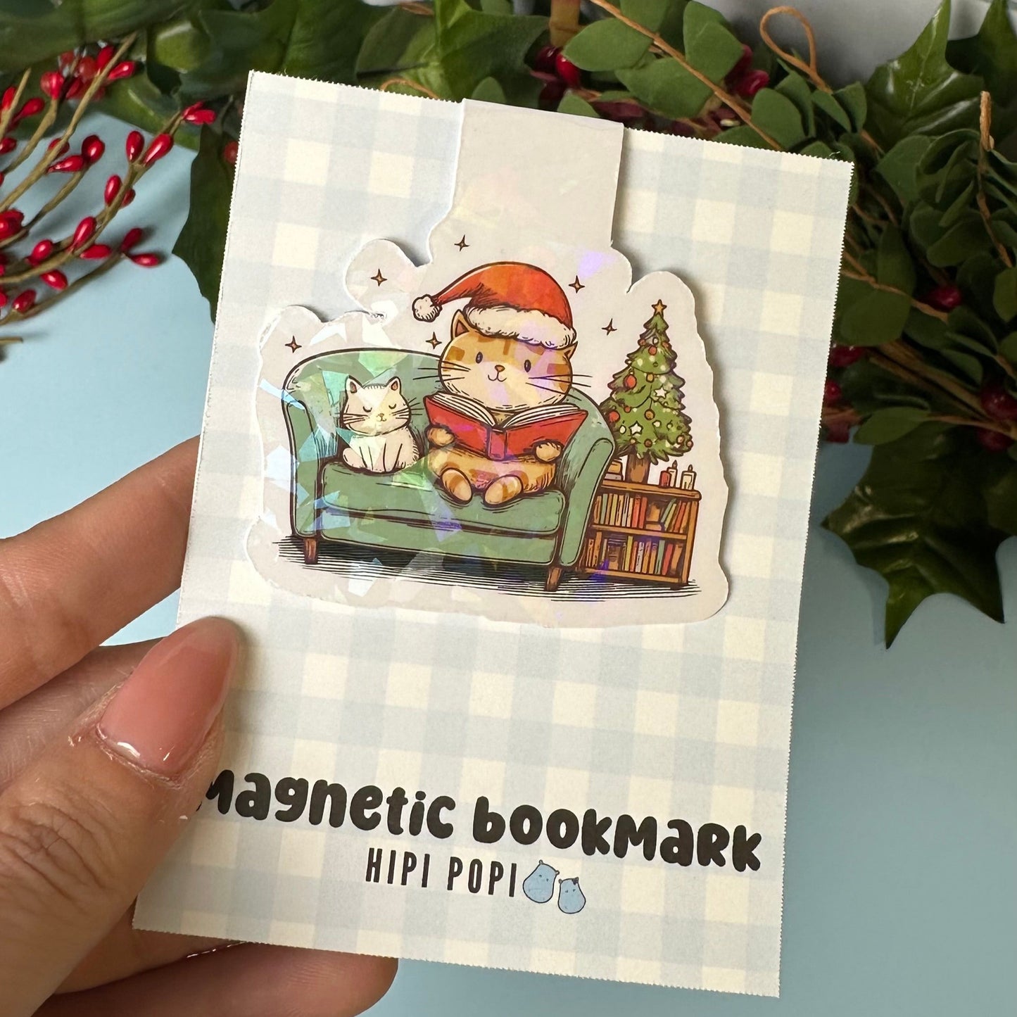 Christmas Magnetic Bookmark