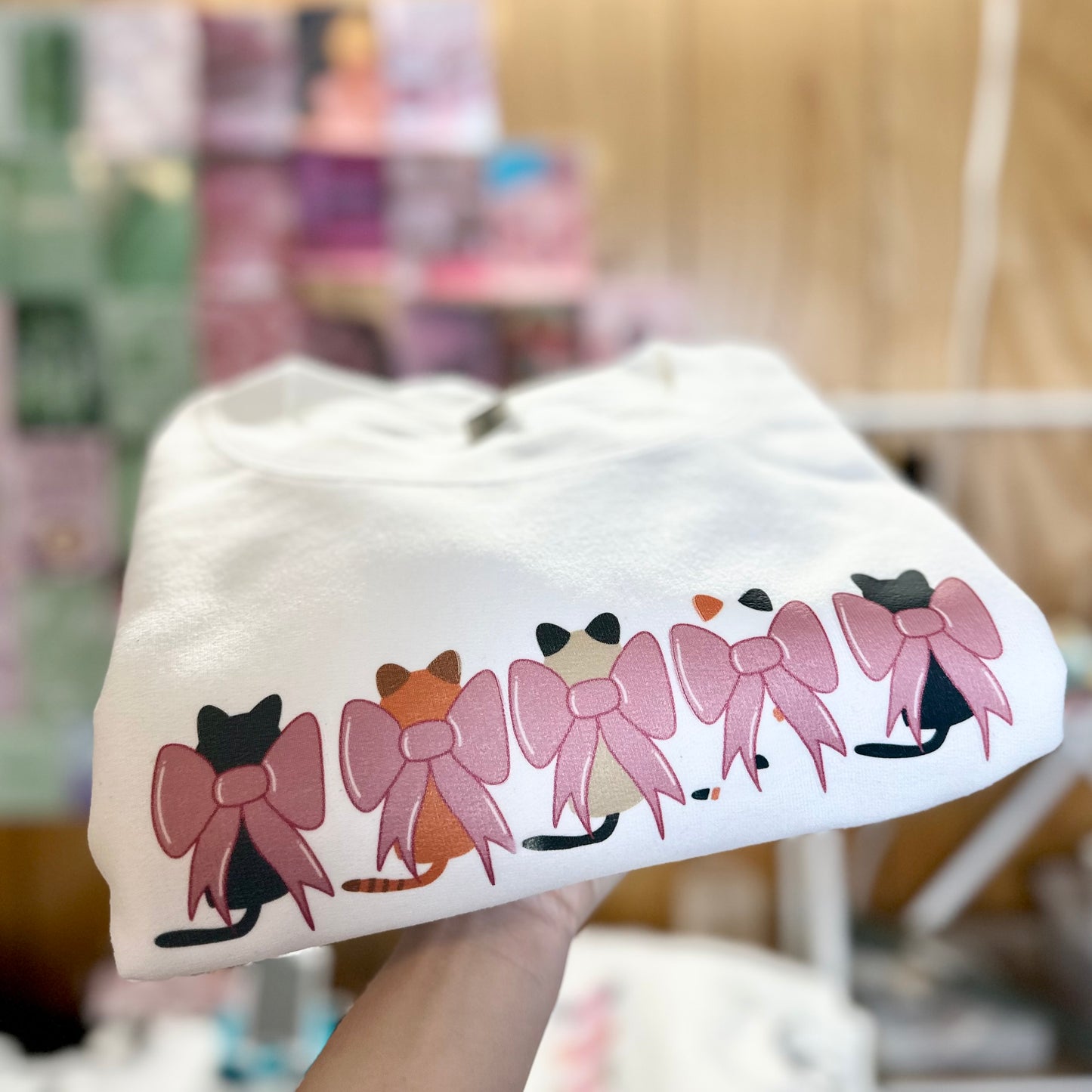 Cats & Bows Crewneck