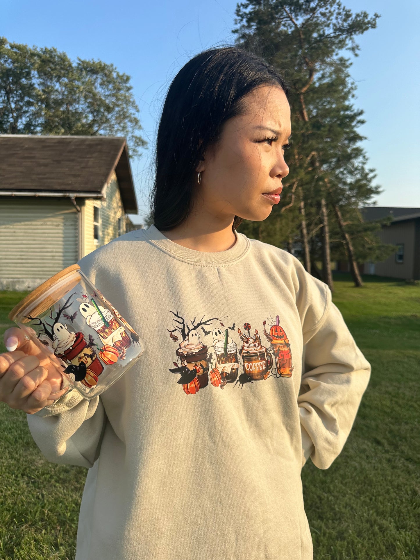 Boo Latte Crewneck