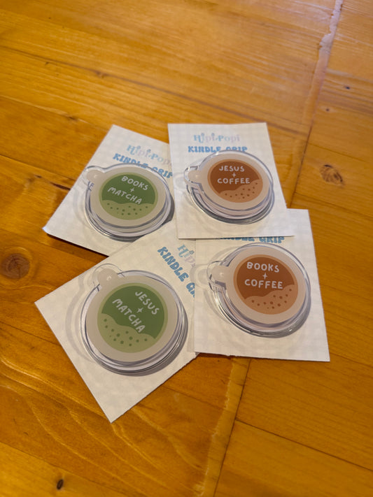 Coffee & Matcha Kindle Grip